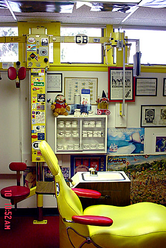 Records room seat of honor.